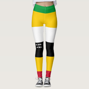 Flag Colours of St. Kitts   Leggings