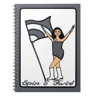 Flag Dancer Steel Grey Notebook