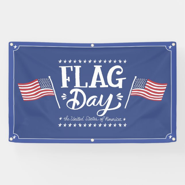 Flag Day Banner (Horizontal)