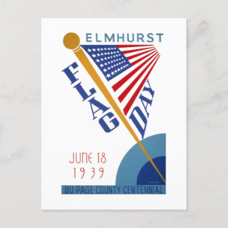 Flag Day Postcard