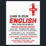 Flag Design, English Language Course Flyer<br><div class="desc">Flag Design,  English Language Course Advertising Flyers By The Business Card Store.</div>