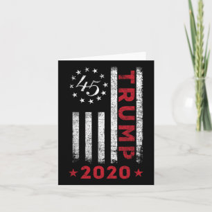 Flag Design Trump 2020-trump 2020 Men Women Gift Card