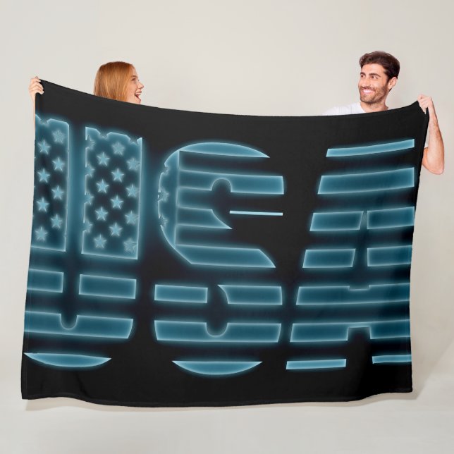 Flag Fleece Blanket (In Situ)