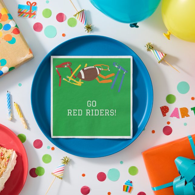 Flag Football Banquet End of Season Party Napkin (Creator Uploaded)