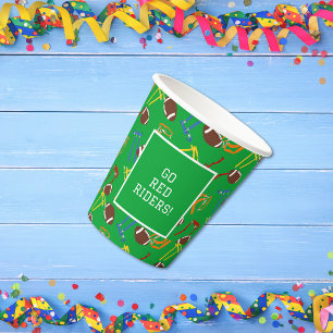 Flag Football Banquet End of Season Party Paper Cups