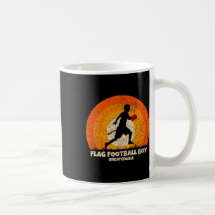 Flag Football Boy Uncatchable Flag Football Coffee Mug
