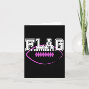 Flag Football Girls' Team Players  Card