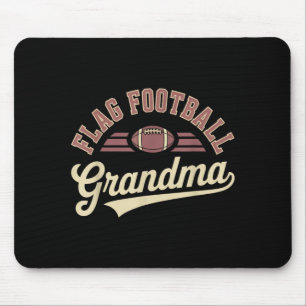 Flag Football Grandma Design Mouse Pad