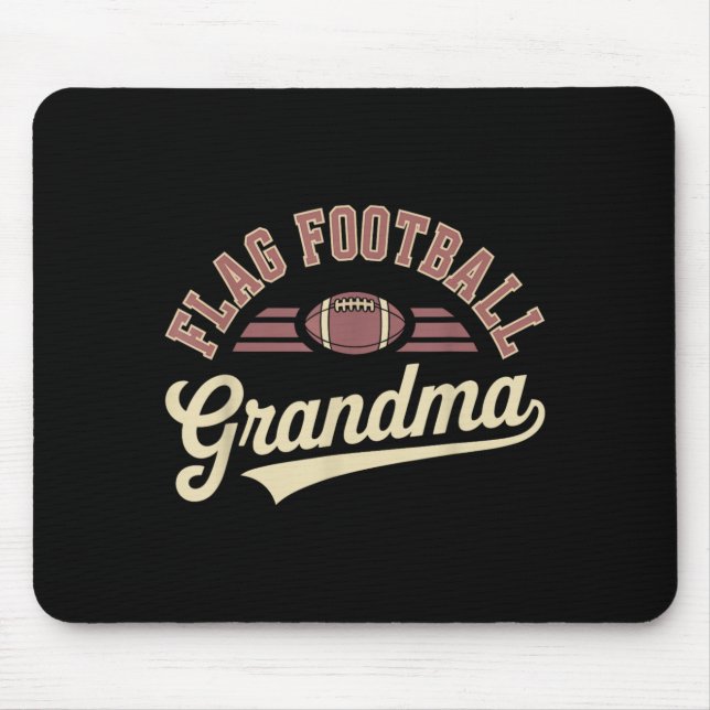 Flag Football Grandma Design Mouse Pad (Front)