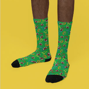 Flag Football Patterned Socks