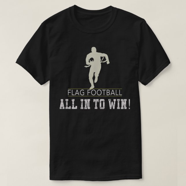 Flag Football Shirt For Kids and Adults (Design Front)