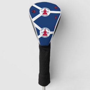 Flag Fort Wayne, Indiana Golf Head Cover