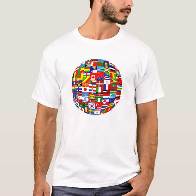 Flag Globe T-Shirt (Front)