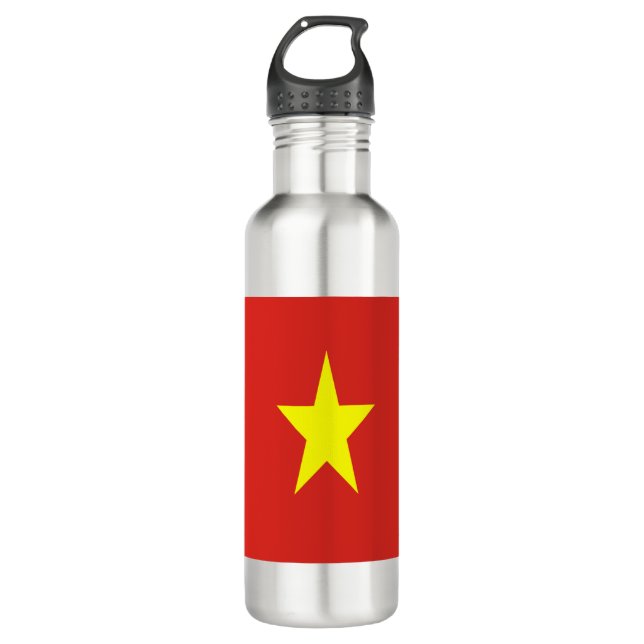 Flag height of Vietnam 710 Ml Water Bottle (Front)