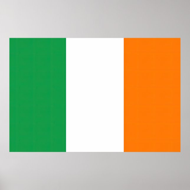 Flag Ireland Tricolor Poster (Front)