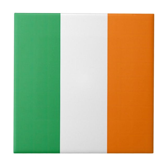 Flag Ireland Tricolor Tile (Front)