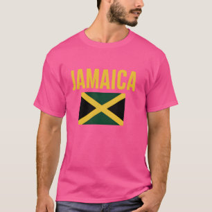 Flag Jamaica Cool Jamaican Flags Jamaica Independe T-Shirt