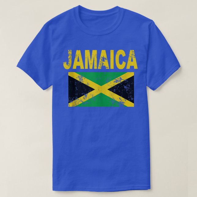 Flag Jamaica  Cool Jamaican Flags Men Women Gift T T-Shirt (Design Front)
