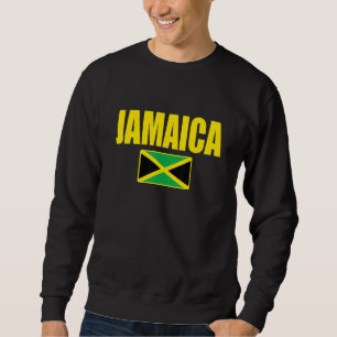Flag Jamaica  Cool Jamaican Flags Men Women Sweatshirt