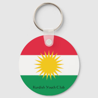 flag-kurdistan, Kurdish Youth Club Key Ring