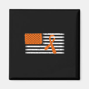 Flag Leukaemia And Multiple Sclerosis Ribbon Famil Magnet