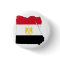 Flag/Map of Egypt