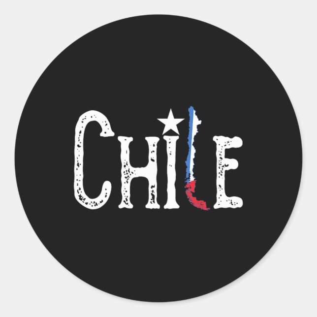 Flag Map Patriotic Independence Day  Classic Round Sticker (Front)