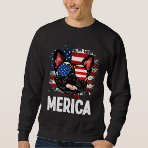 Flag Merica French Bulldog 66 Sweatshirt