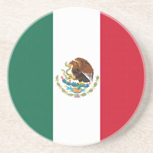 Flag Mexico Tricolor Coaster