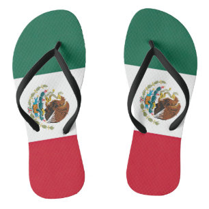 Flag Mexico Tricolor Jandals