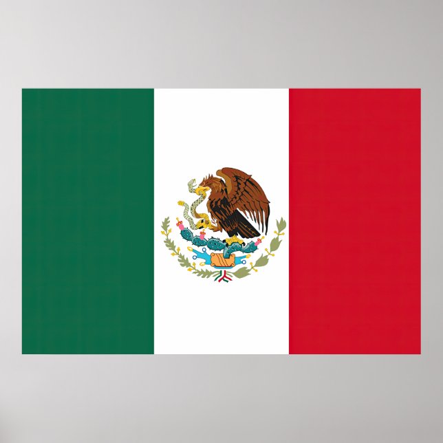 Flag Mexico Tricolor Poster (Front)