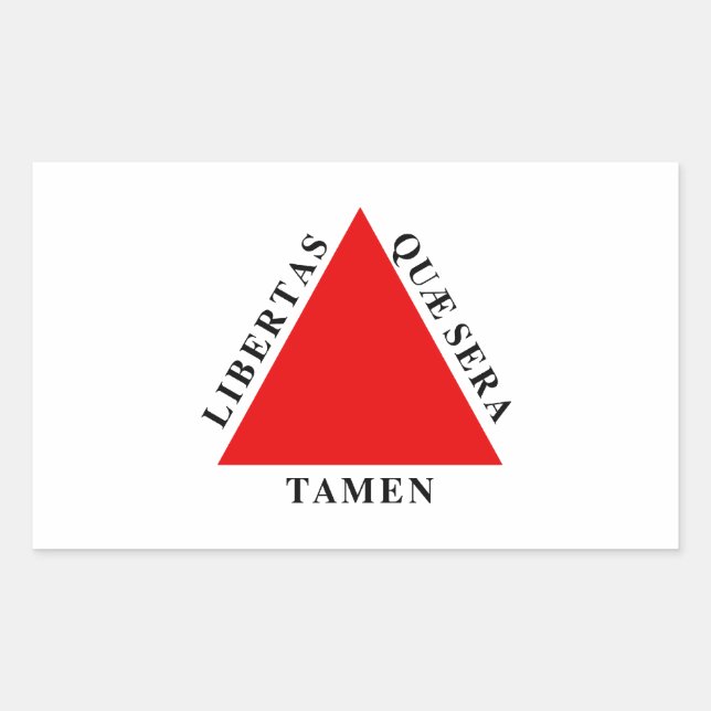 Flag Minas Gerais Brazil Rectangular Sticker (Front)