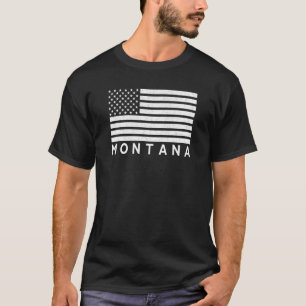Flag Montana USA Flag Montana American Flag Home S T-Shirt
