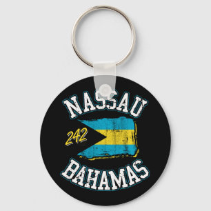 Flag Nassau Bahamas Vacation Bahamas Cruise Key Ring