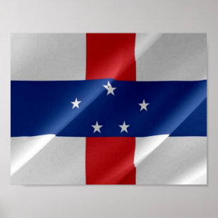 FLAG - Netherlands Antilles - Poster