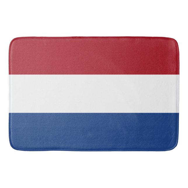 Flag Netherlands Tricolor Bath Mat (Front)