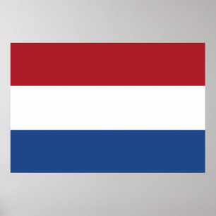 Flag Netherlands Tricolor Poster