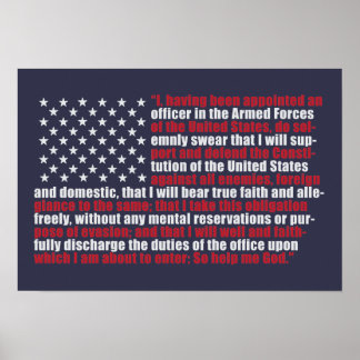 Flag Oath Comission Poster