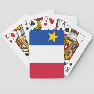 Flag of Acadia Playing Cards