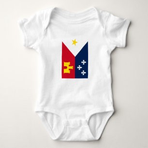 Flag of Acadiana Baby Bodysuit