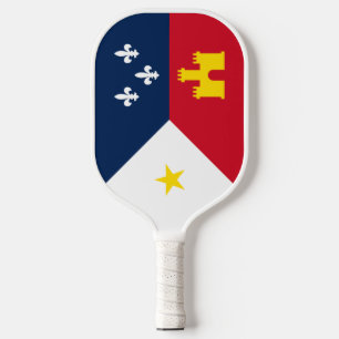 Flag of Acadiana, Louisiana Pickleball Paddle