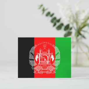 Flag of Afghanistan Postcard