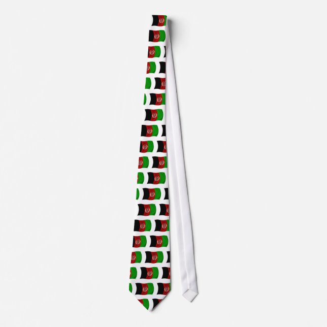 Flag of Afghanistan Tie (Front)
