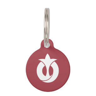 Flag of Aichi Prefecture, Japan Pet Tag