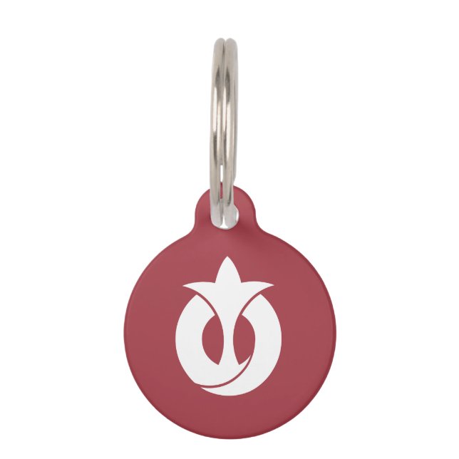 Flag of Aichi Prefecture, Japan Pet Tag (Front)