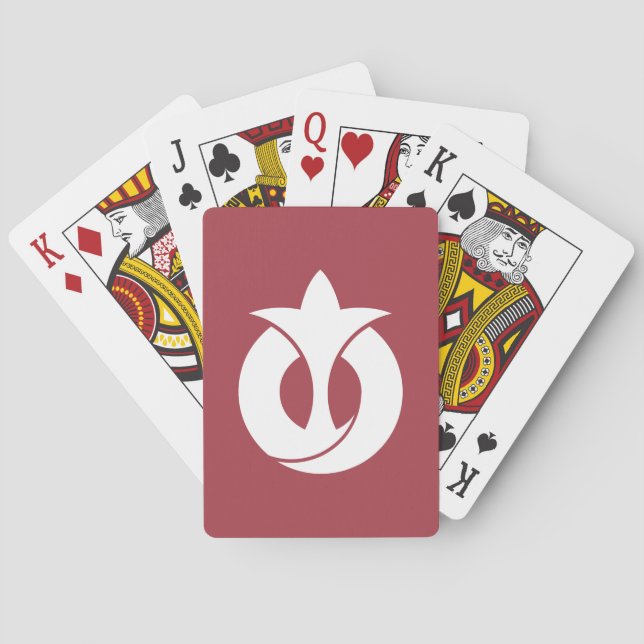 Flag of Aichi Prefecture, Japan Playing Cards (Back)