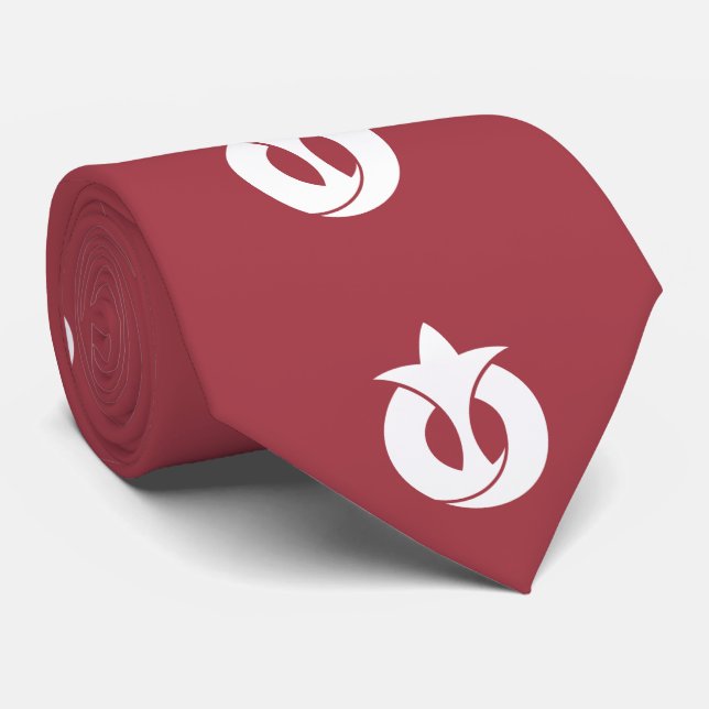 Flag of Aichi Prefecture, Japan Tie (Rolled)