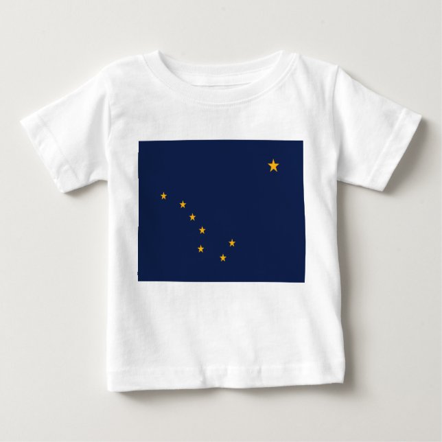 Flag of Alaska Baby T-Shirt (Front)