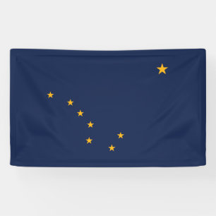 Flag of Alaska Banner