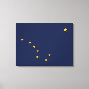 Flag of Alaska Canvas Print